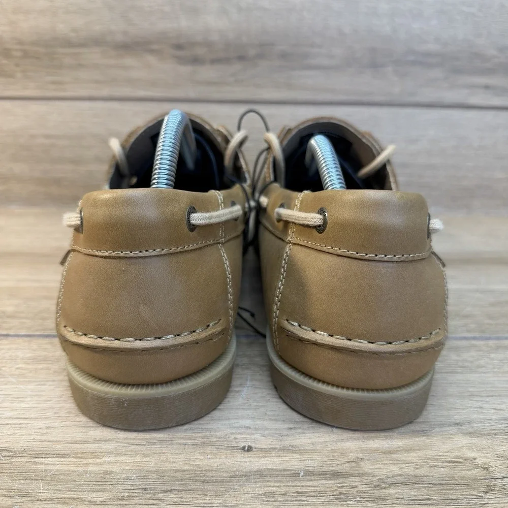 Sperry Casco 2-Eye Boat Shoe Leather Loafer Brown Mens Size 11‎ US Driving Shoe